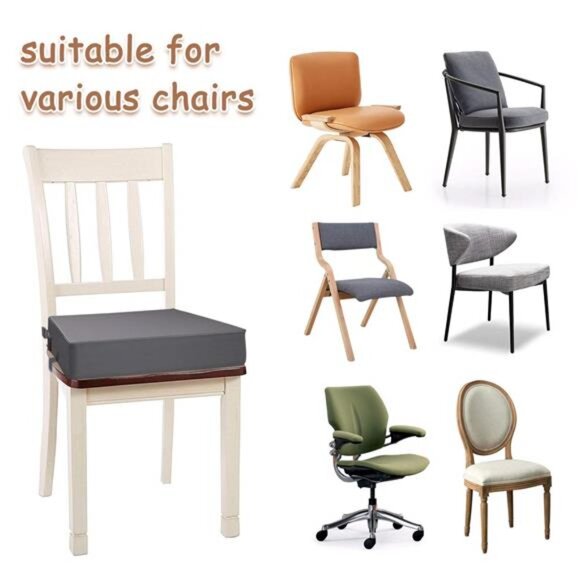 Toddler Booster Seat Dining Table Portable Non Slip PU Washable Travel Cushion - Picture 6 of 7